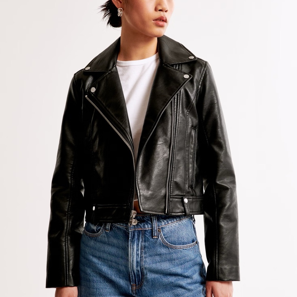 Altar’d State Black Leather Jacket